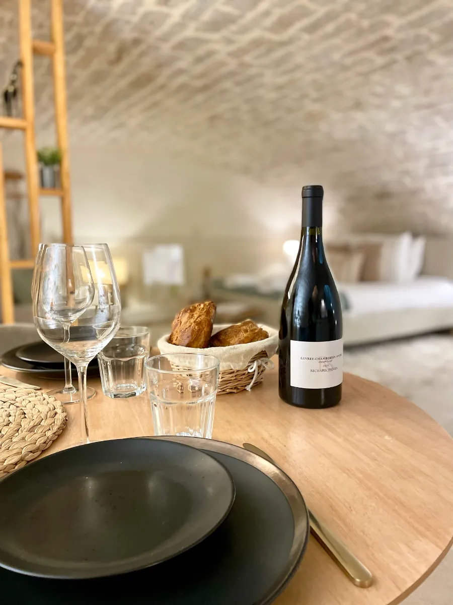 Repas en amoureux • Suite Ruby La Maison Pinot Noir